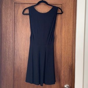 Black AA flared dress